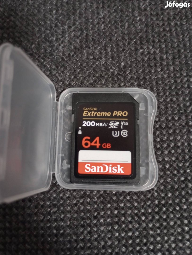 Új Sandisk 64 GB SD memóriakártya