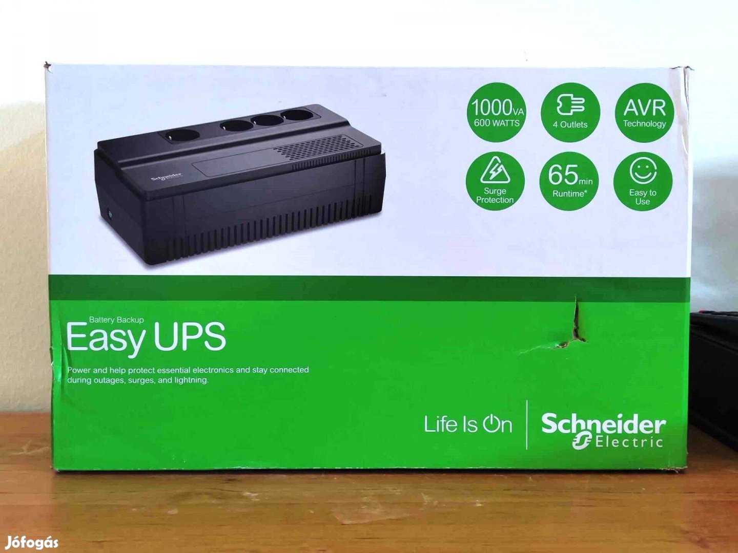 Új Schneider Electric Easy UPS Bvs 1000VA, UPS, Szünetmentes tápegység