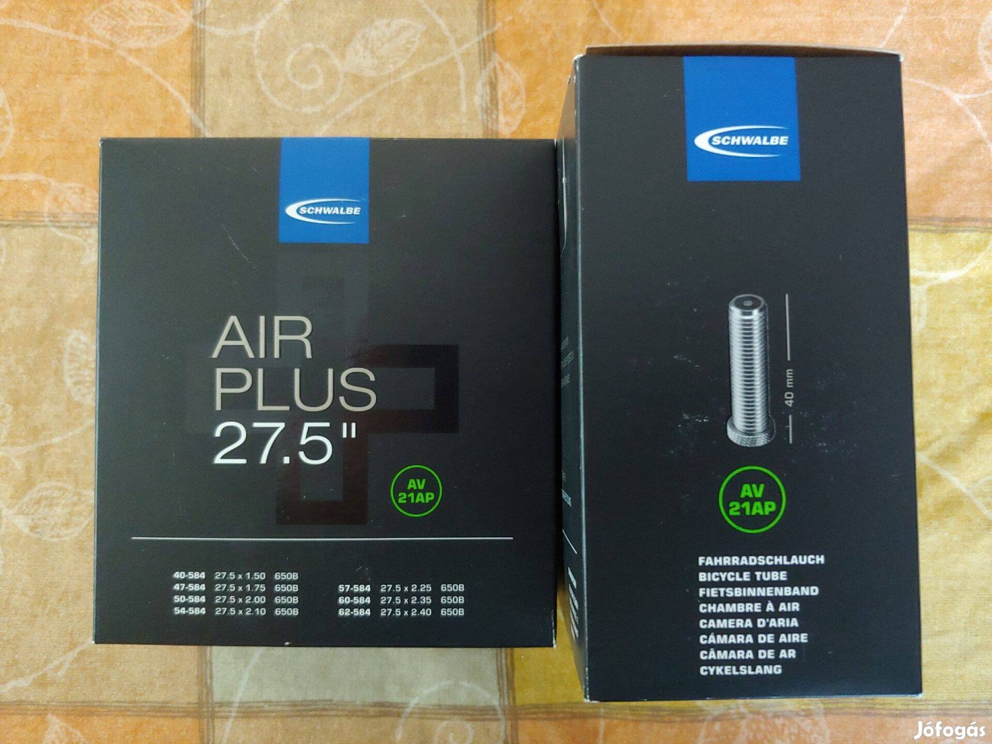 Új Schwalbe Air Plus 27.5" belső gumi páros