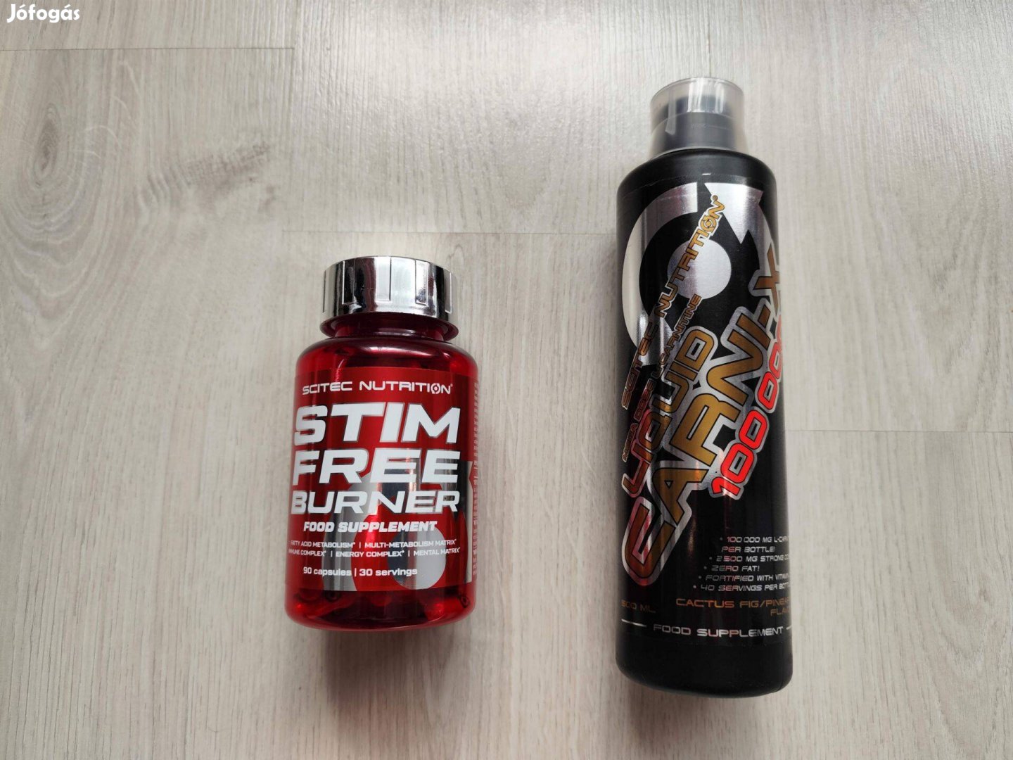Új Scitec zsírégetők : Liquid Carni-X 100000 + Stim free burner 90 kap