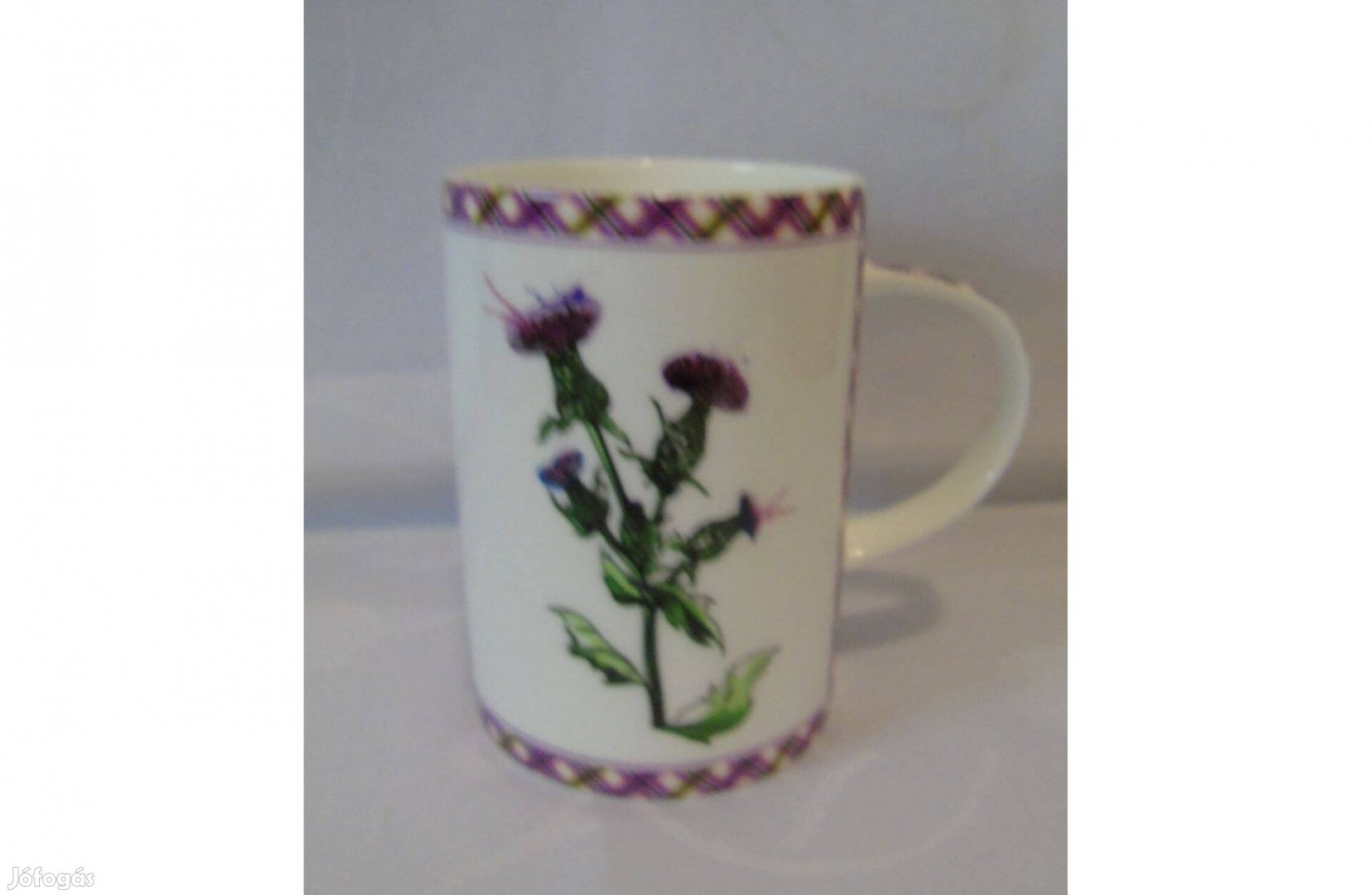 Új Scoland porcelán bogáncsos bögre