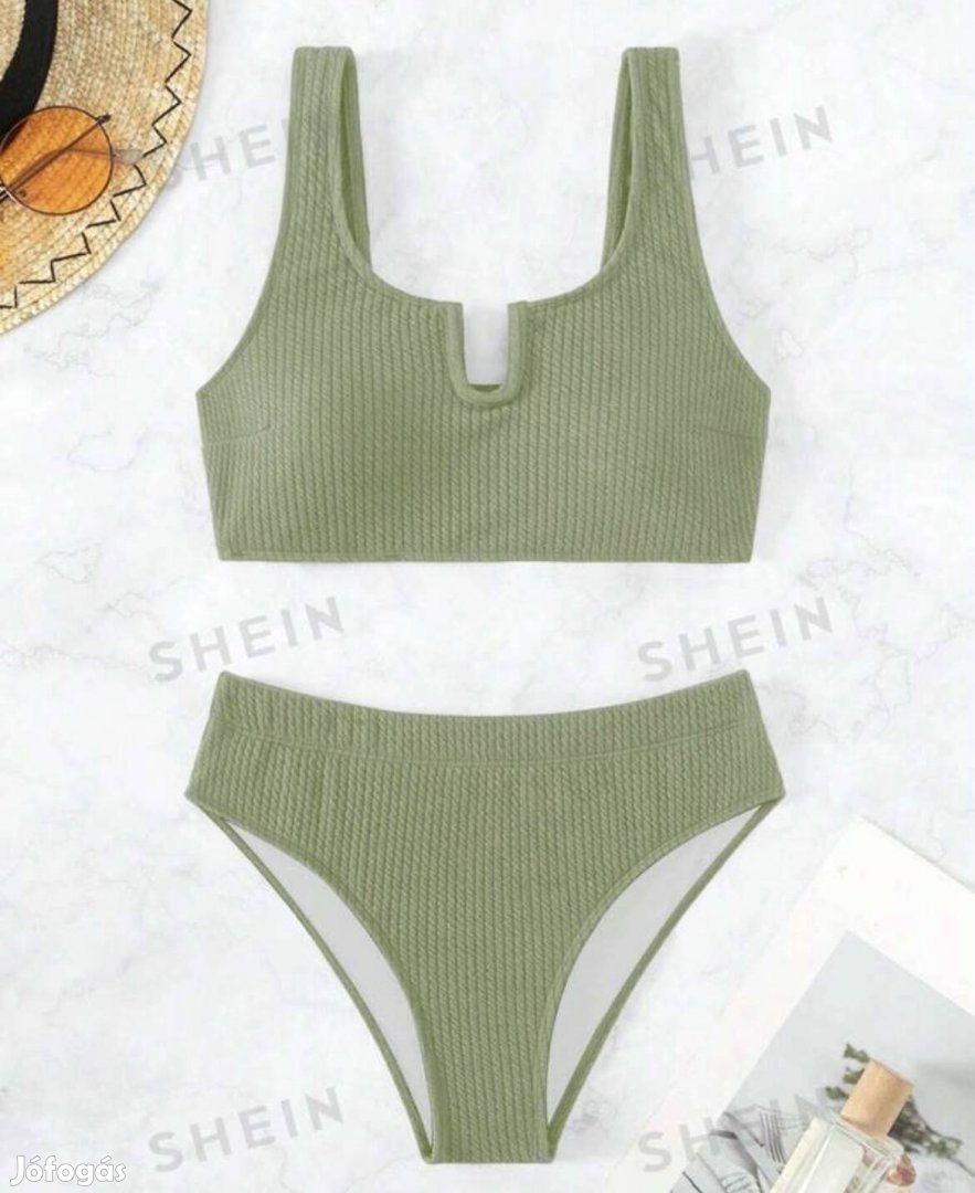 Új Shein bikini egyszínű khaki M