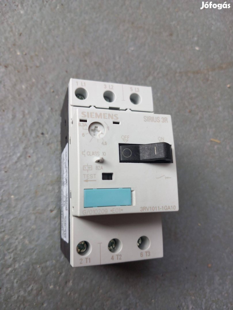 Új Siemens Sirius motorvédő 4,5-6,3A