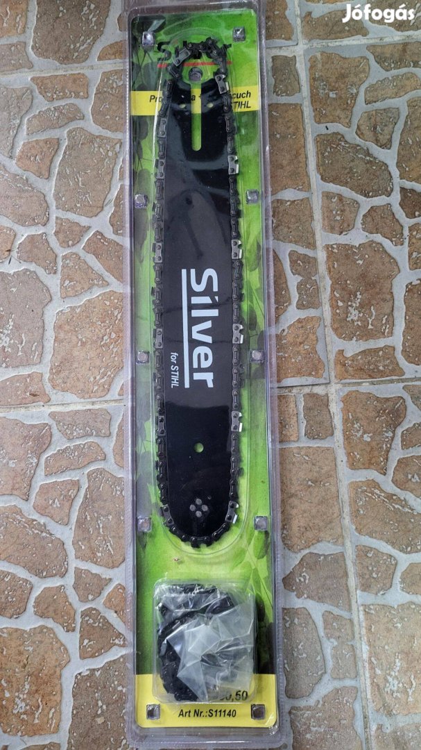 Új Silver láncfűrész láncvezető szett 3/8" 35cm Stihl géphez is!