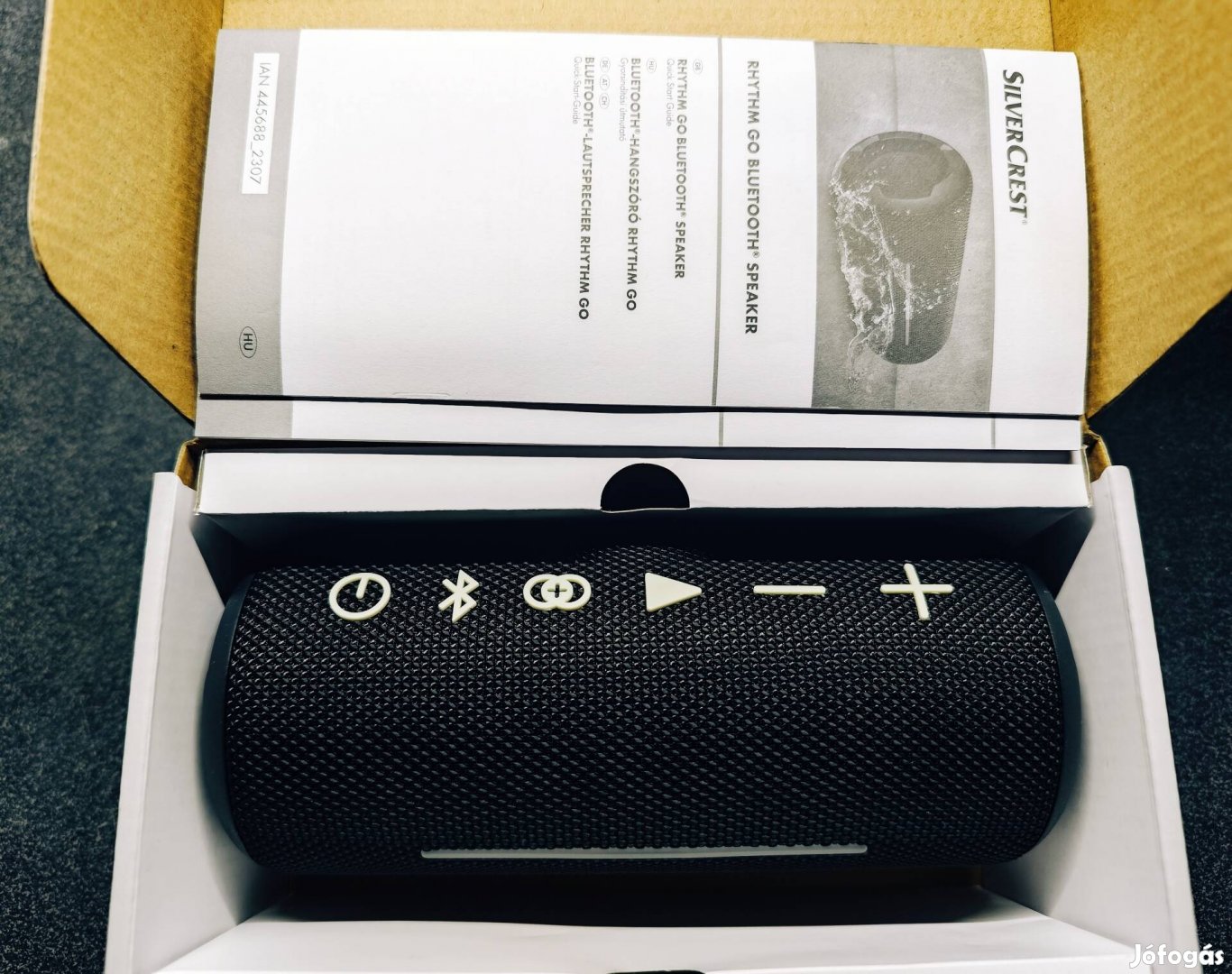Új Silvercrest Rhythm Go Bluetooth 5.3 hordozható hangszóró TWS 2x10W