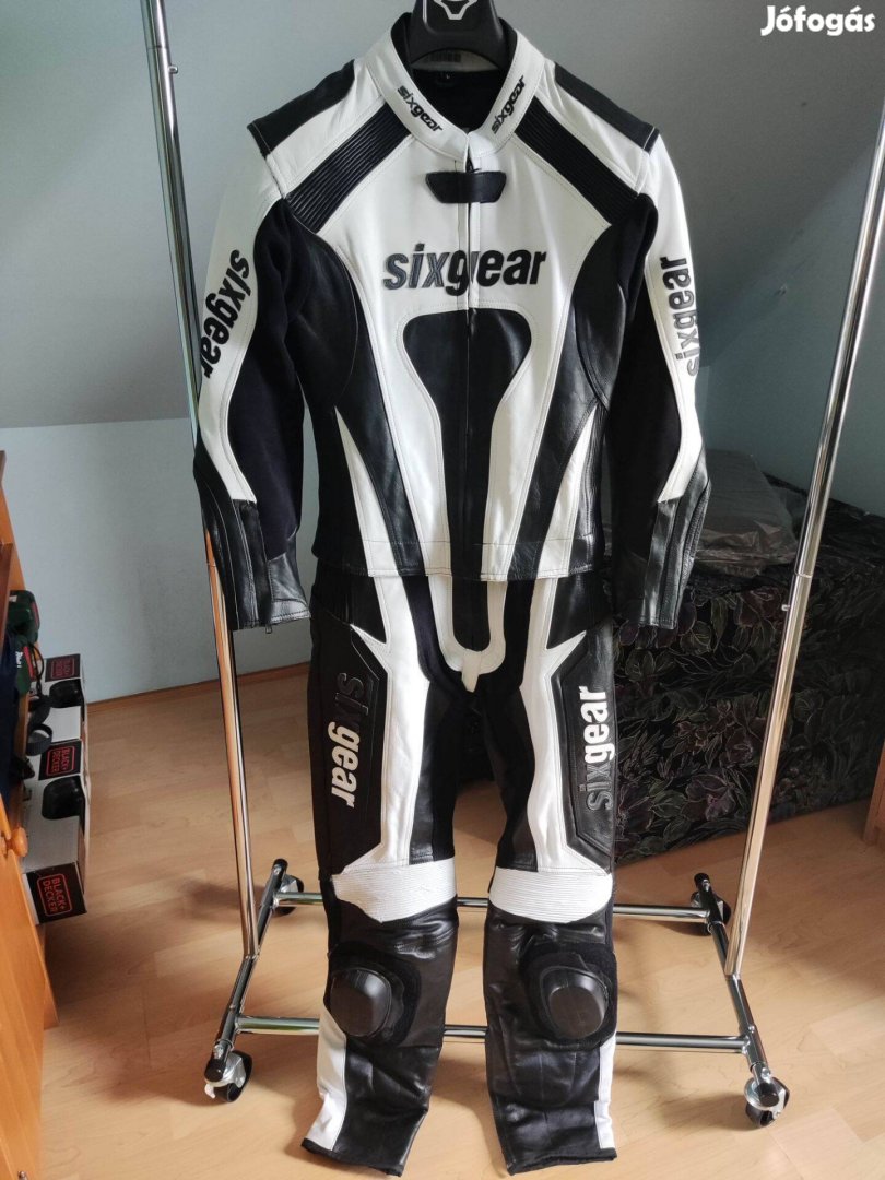 Új Sixgear Lady motoros bőrruha L-es méretben