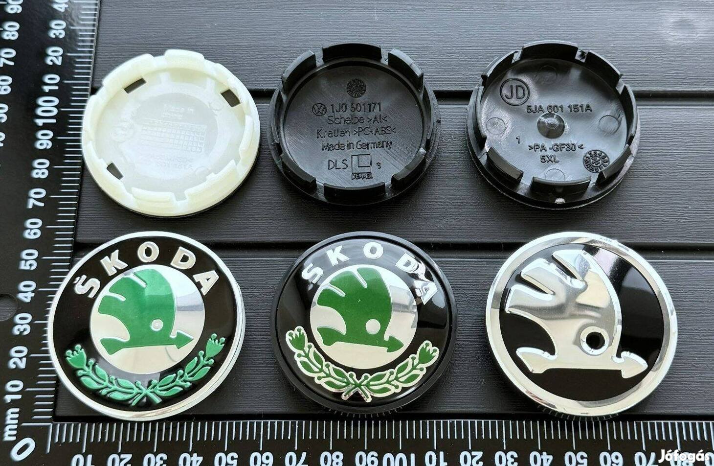 Új Skoda 56mm 55mm Felni Alufelni Kupak Közép Felnikupak Embléma Sapka