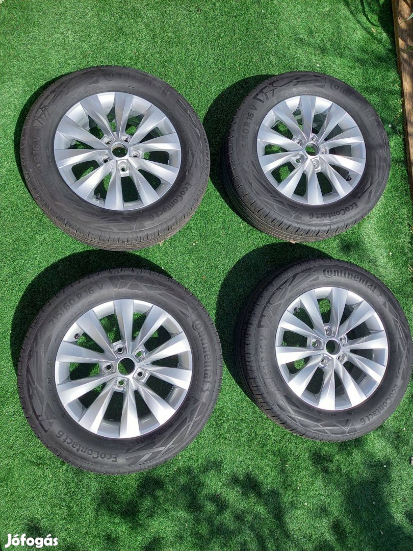 Új Skoda Audi Volkswagen Seat 16-os alufelni continental nyári gumival