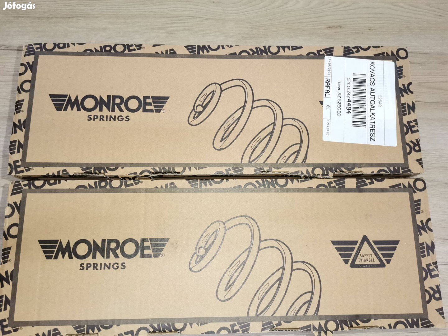 Új Skoda Octavia Monroe spirálrugó SE3326 MON/WK