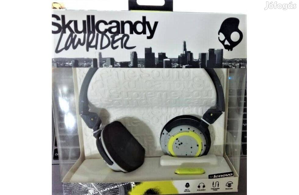 Új Skullcandy Lowrider Ősszecsukható STEREO Fejhallgató - mikrofonnal