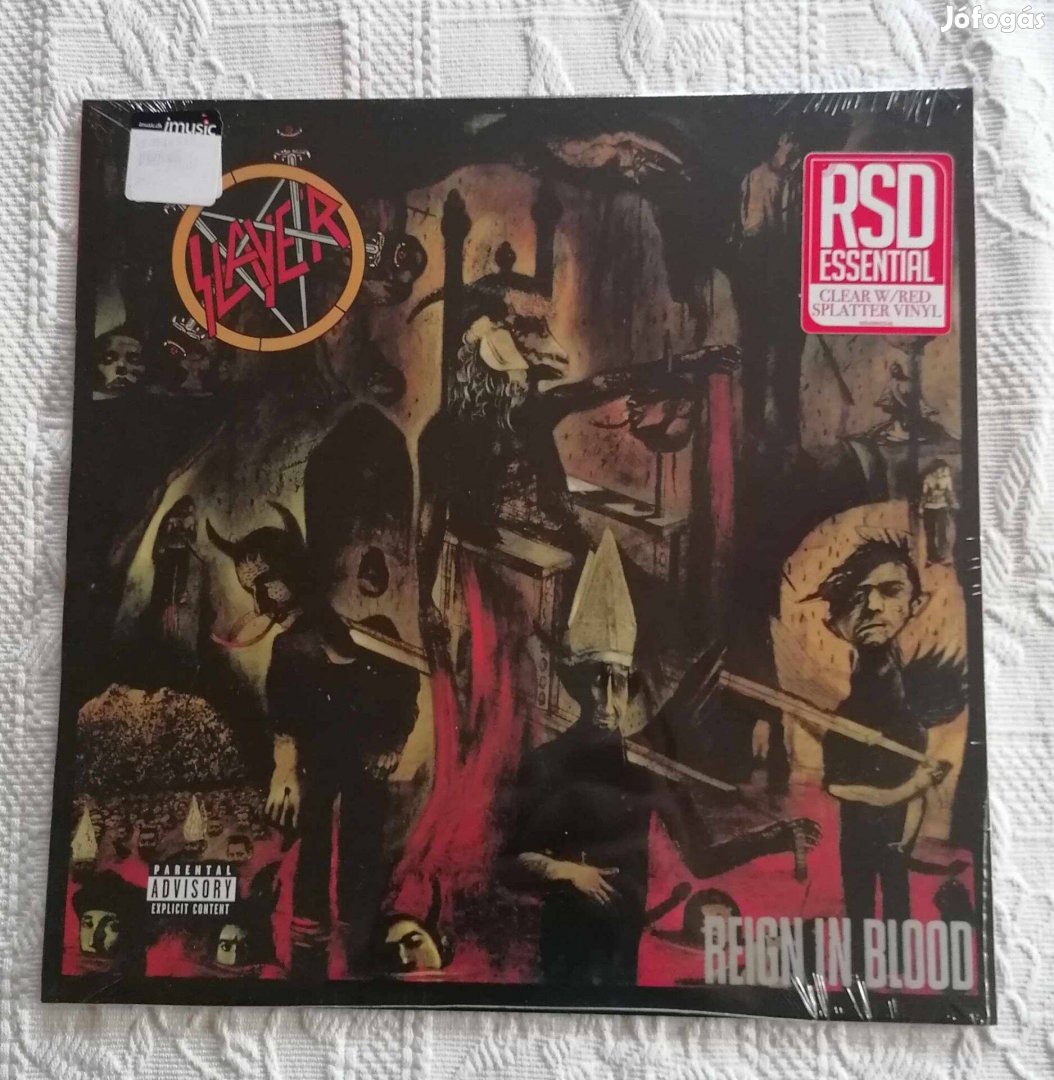 Új Slayer Usa Reign In Blood 12 LP Bakelit Nagylemez