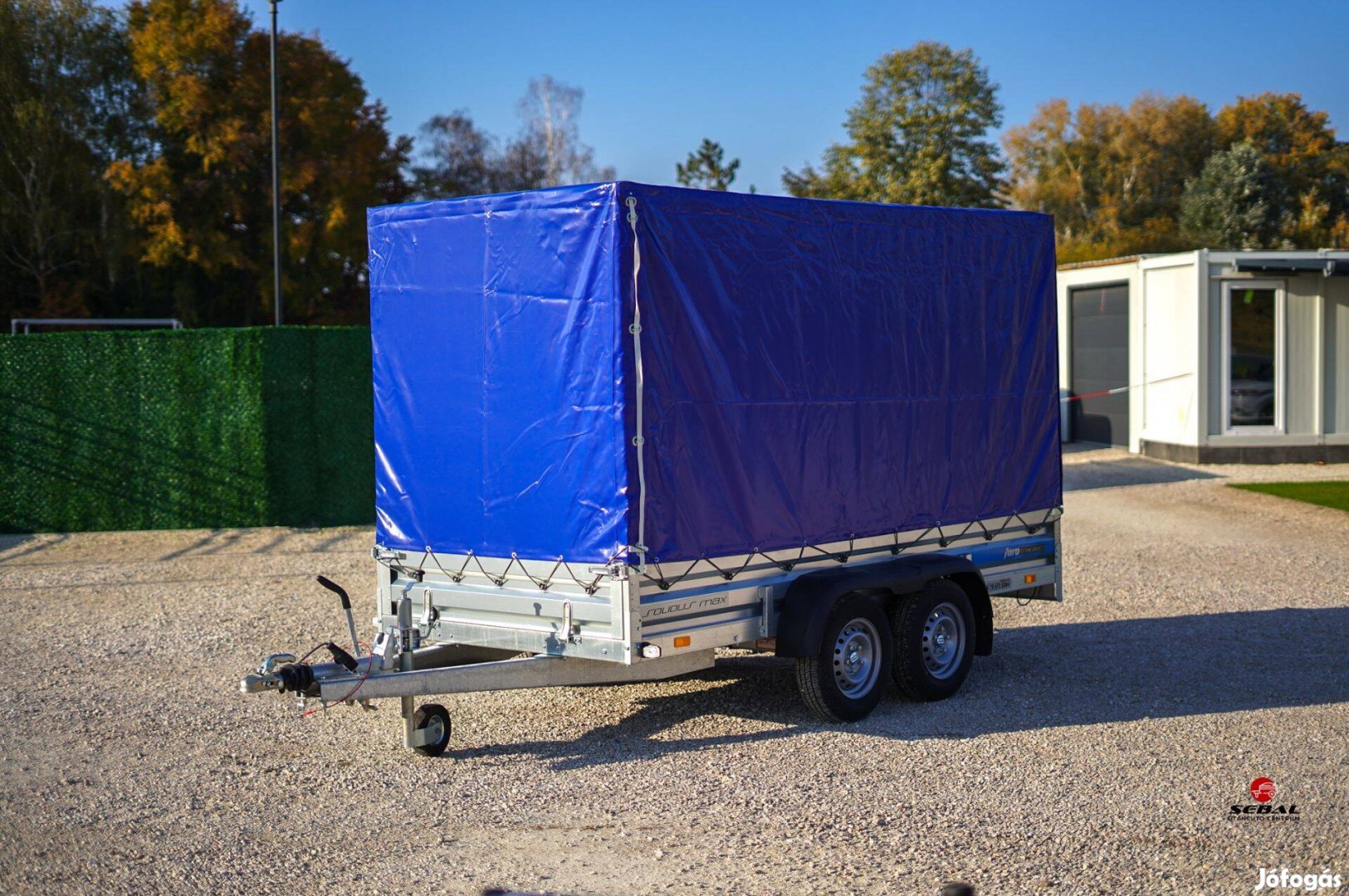 Új Solidus Max263 (1500 kg) ponyvás utánfutó rendszámmal 1.507.000 Ft