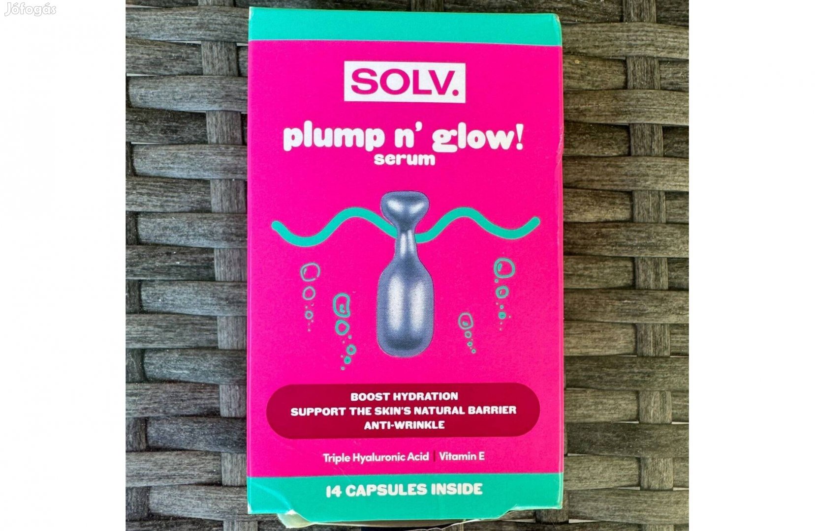 Uj Solv Plump n' Glow Szérum Arcapolo kapszula Hyaluron Sav Serum