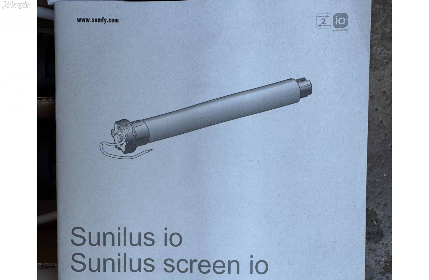 Új Somfy Sunilus Screen IO Roló Reluxa Árnyékoló Motor Redőny Rádiós