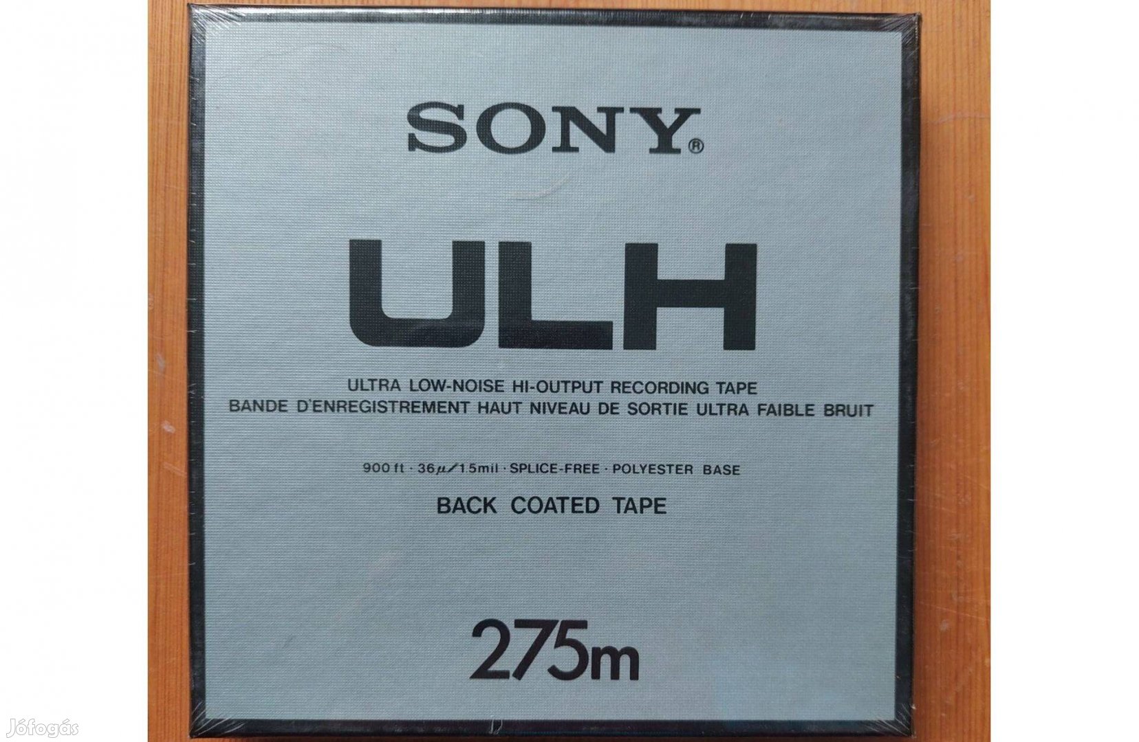 Új Sony Ulh 275m Orsós Magnószalag 13-CM Sony Ulh Orsós MAGNÓ Szalag