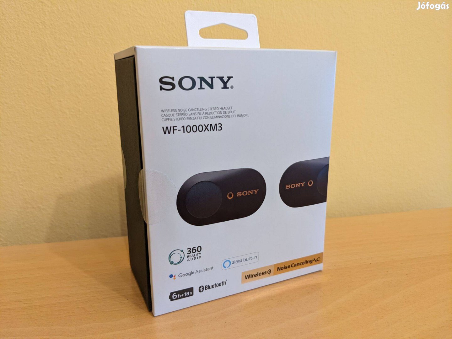 Új Sony WF-1000XM3 vezeték nélküli, zajszűrős fülhallgató