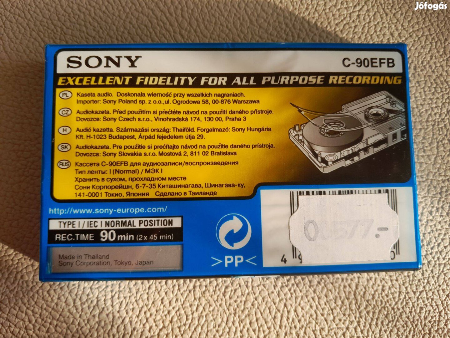 Új Sony kazetta