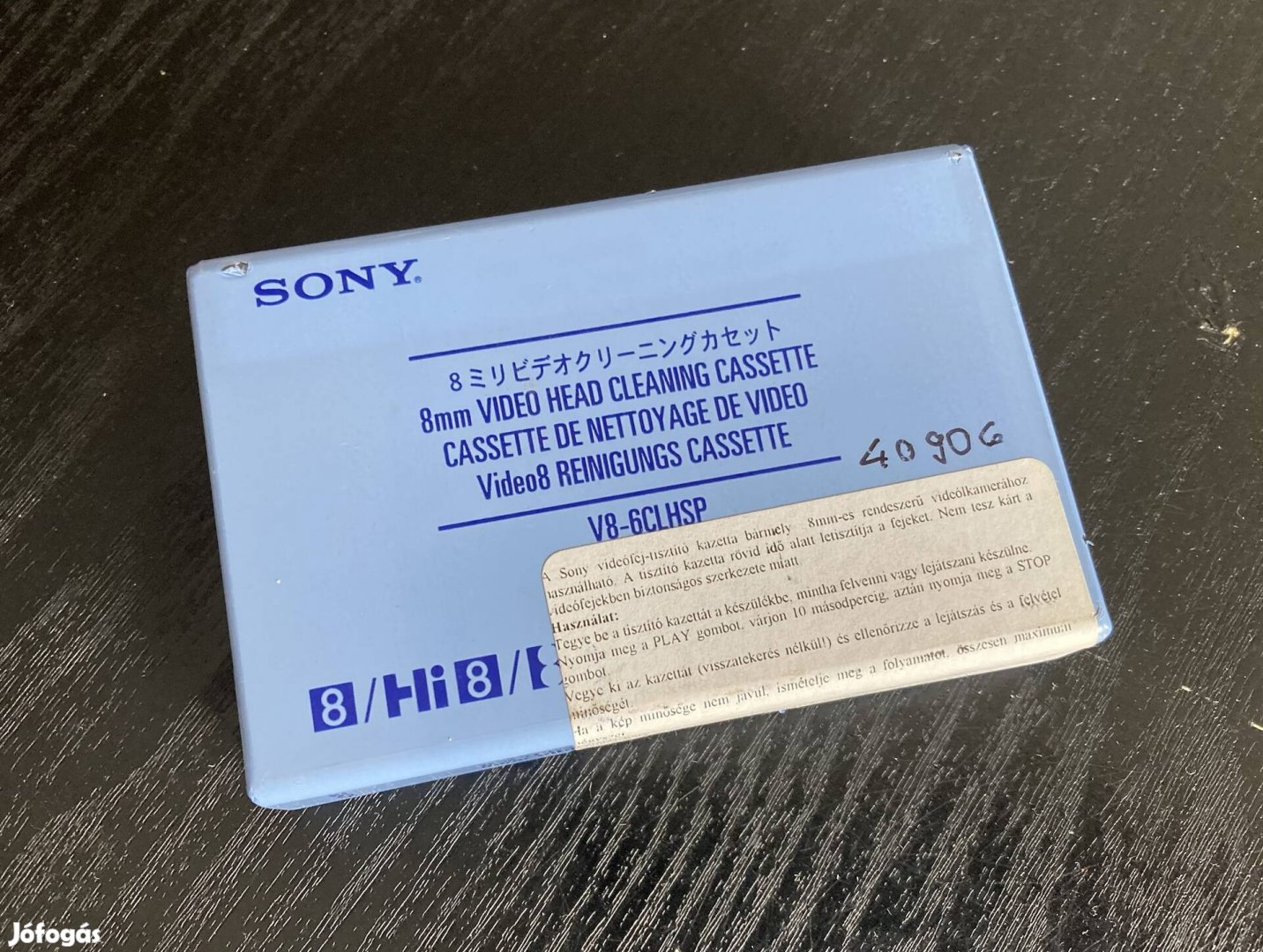 Új Sony videofej-tisztító kazetta bármely 8 mm-es videokamerához