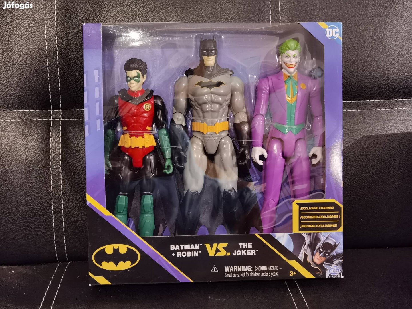 Új Spin Master DC Batman Figura szett - Batman + Robin vs. Joker