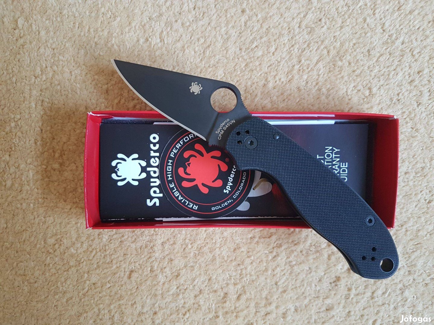 Új Spyderco Para 3 Black zsebkés eladó!