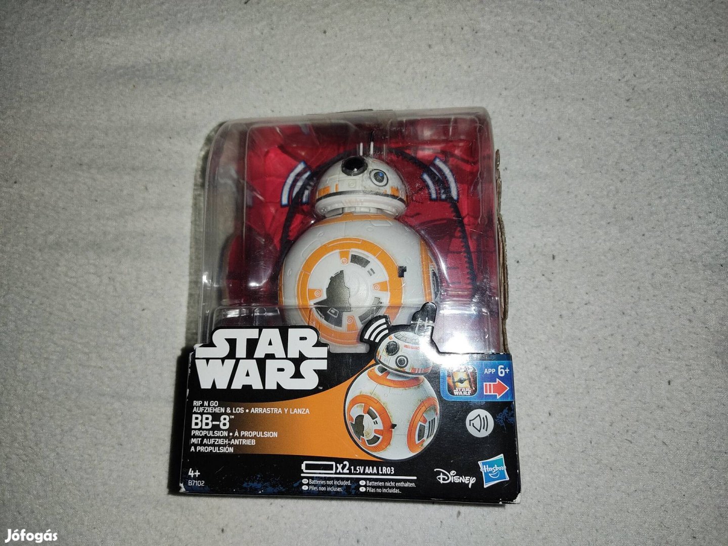 Új Star Wars BB8 Droid Elemes Felhúzható Játék