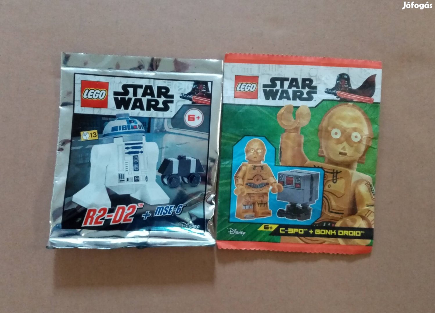 Új Star Wars LEGO R2-D2 +MSE6 + C-3PO + Gunk Droid