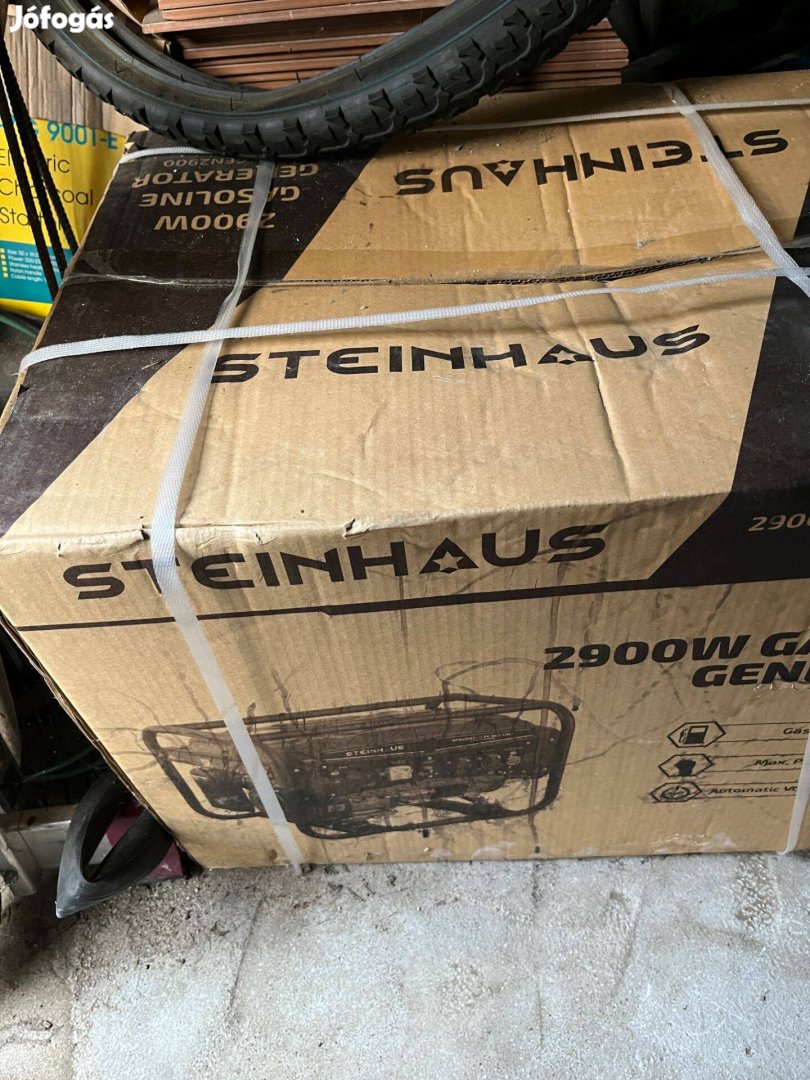 Új Steinhaus Pro-GEN2900 Generátor, 2900 W feszültségstabilizátorral,