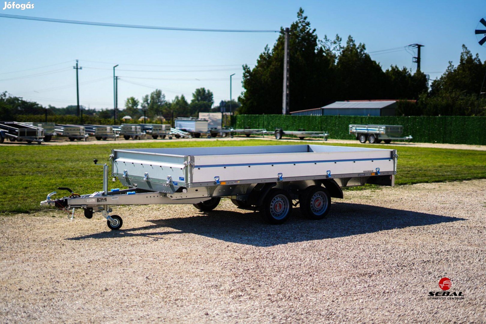 Új Stema alsókerekes ( 3500 Kg ) utánfutó készletről