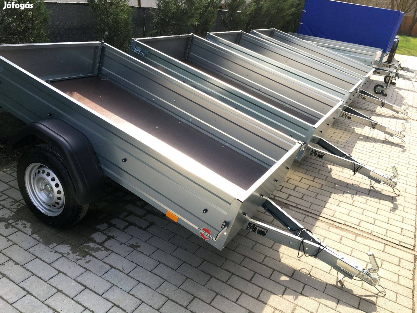 Új Stema utánfutó 750kg Névre Írva!