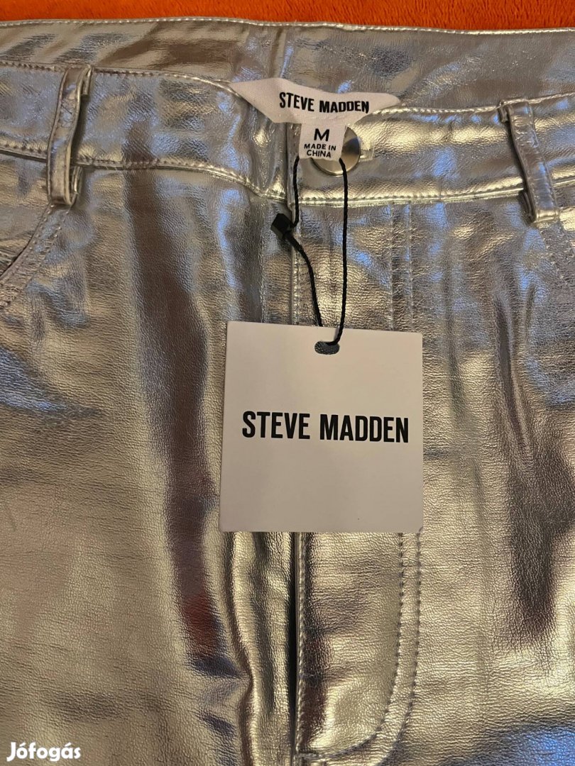 Új Steve Madden női extra ezüst női nadrág M M-es!