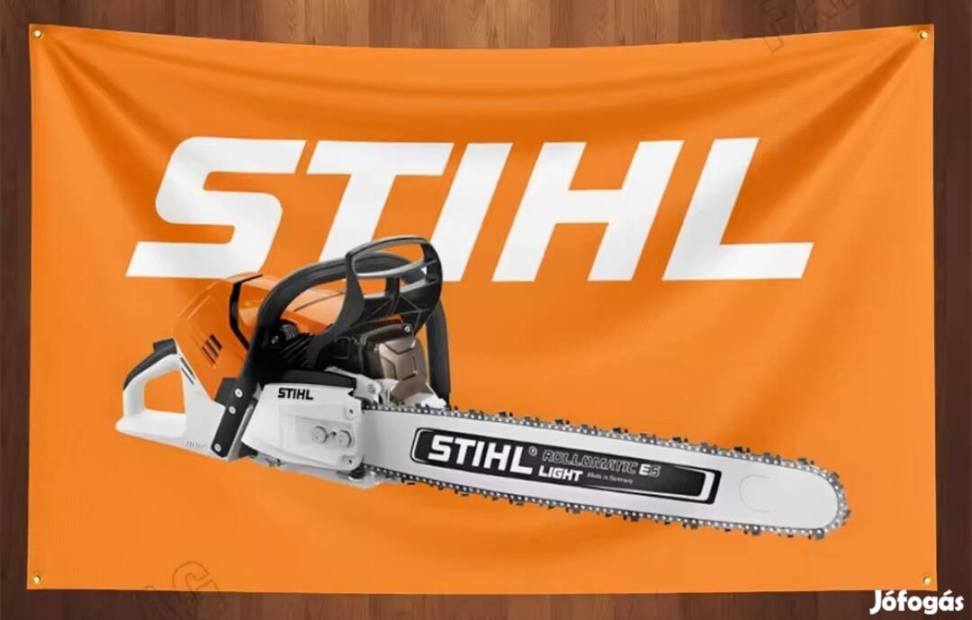 Új Stihl zászló (nem Husqvarna) láncfűrész, fűkasza 