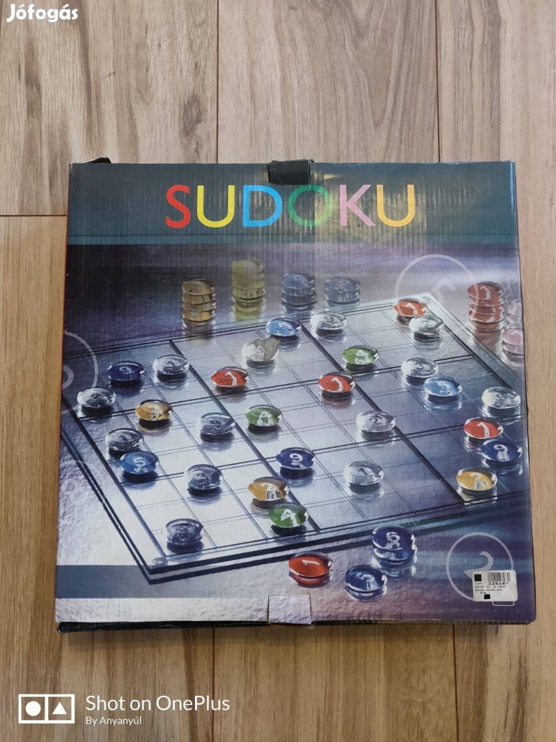 Új Sudoku üveglapos társasjáték