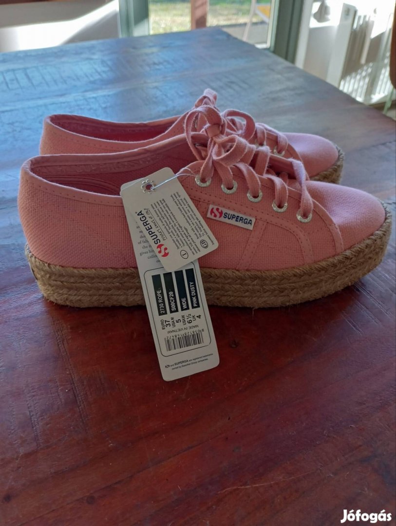 Új Superga női cipő, 37-es, pink