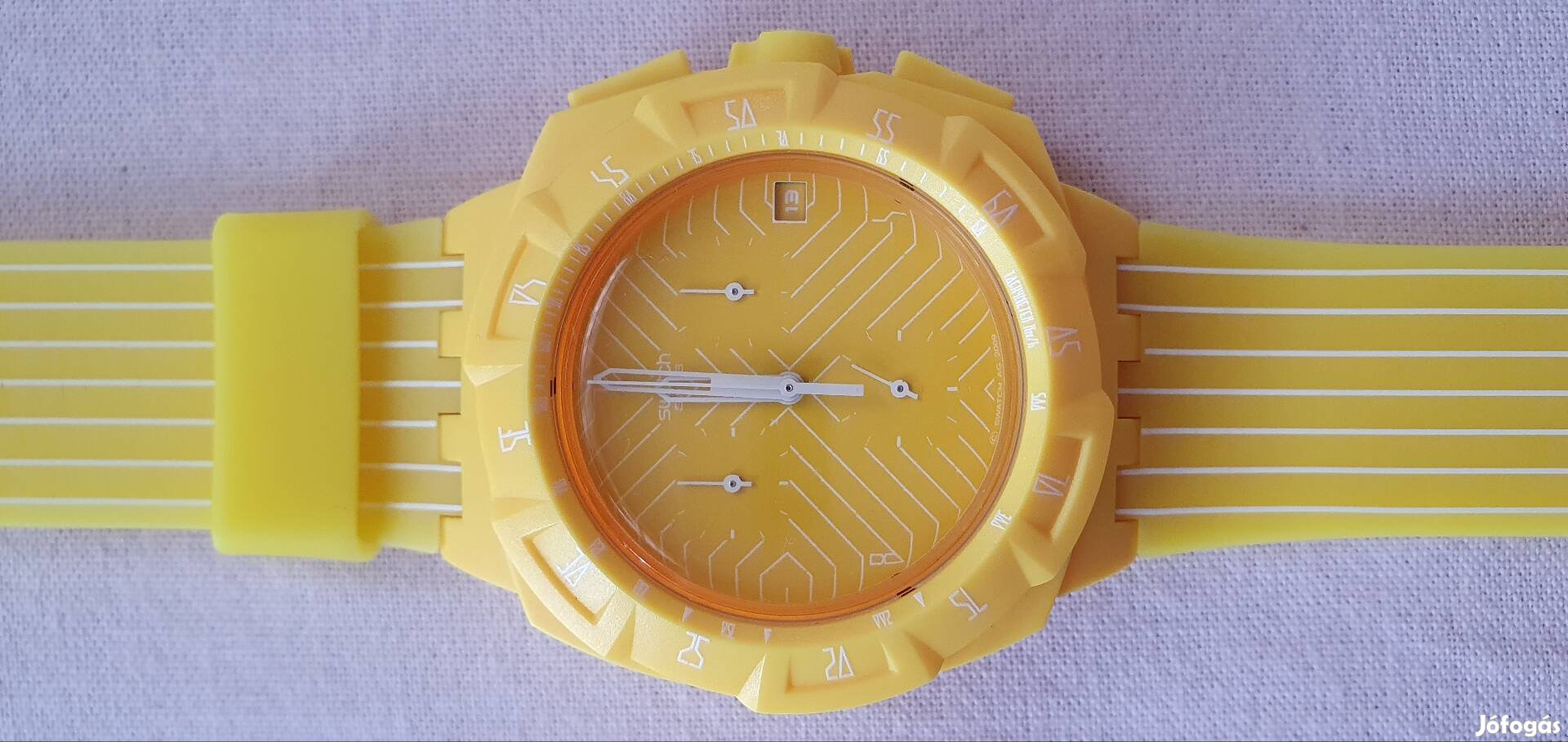 Új Swatch Flash Run Suij400 yellow