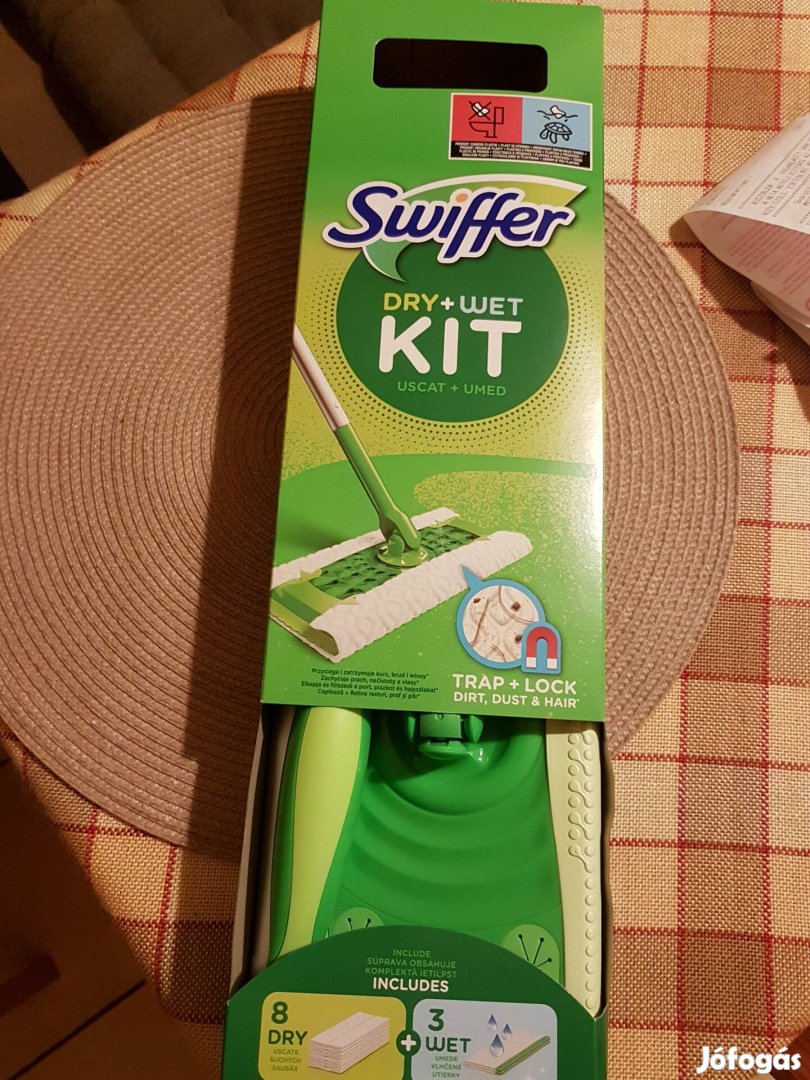 Új Swiffer felmosó takarító szett profi