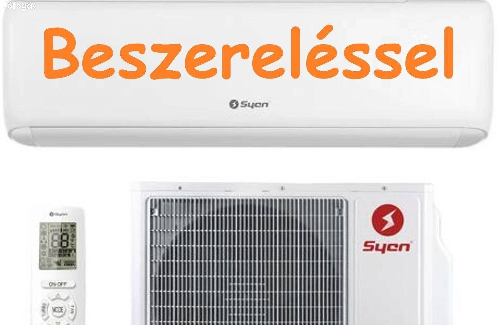 Új Syen Charm 3,2 kW inverteres klíma beszereléssel