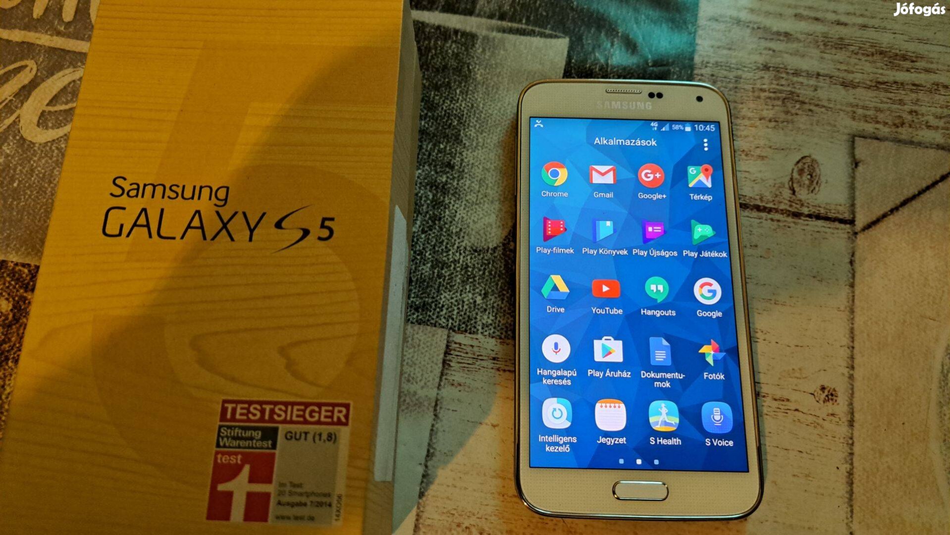 Új Szerű Samsung Galaxy S5 Karcmentes elől hátul Kártyafüggetlen