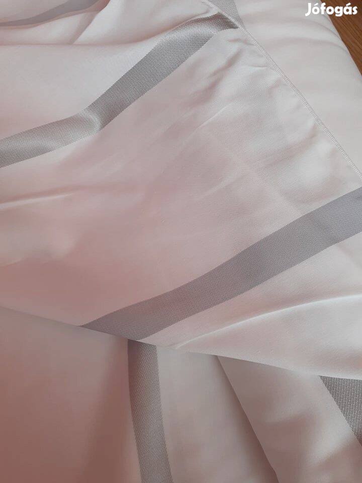 Új Szürke csíkos sötétítő függöny 4m x 3m