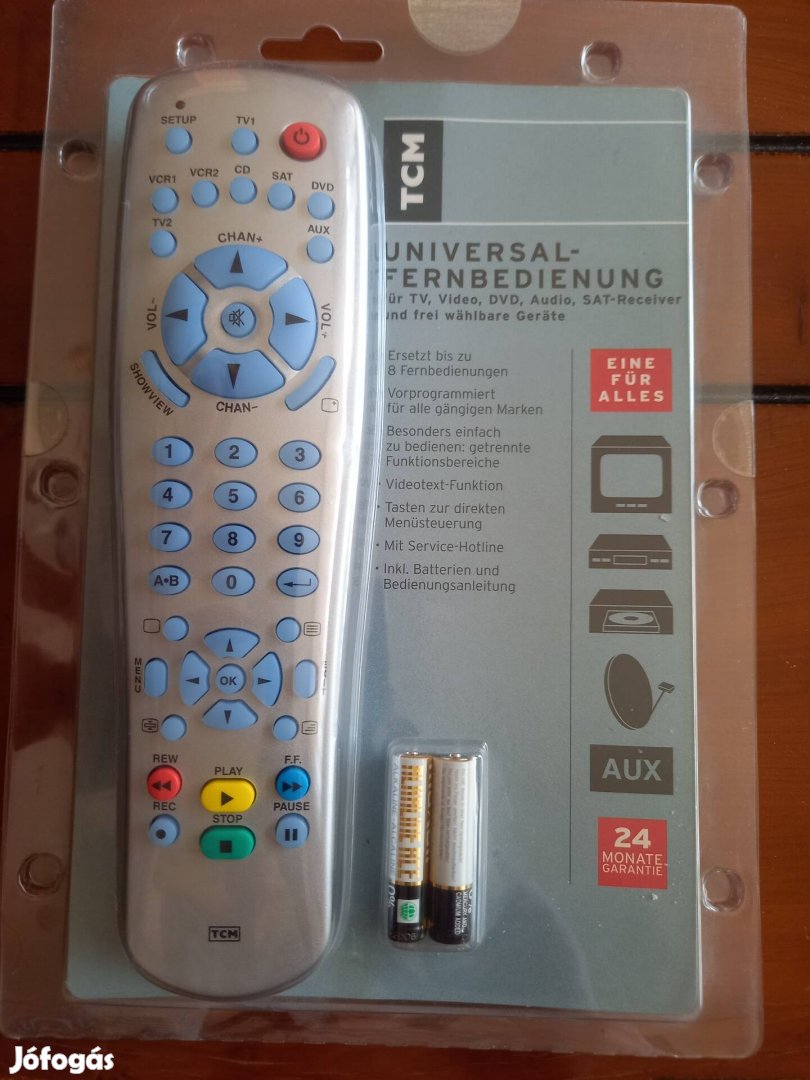 Új TCM univerzális távirányító