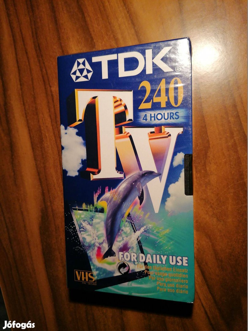 Új TDK VHS kazetta