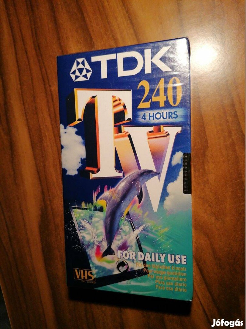 Új TDK VHS kazetta