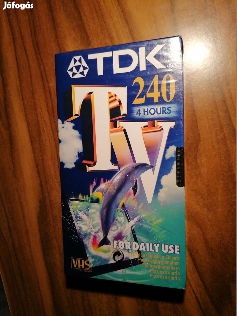 Új TDK VHS kazetta