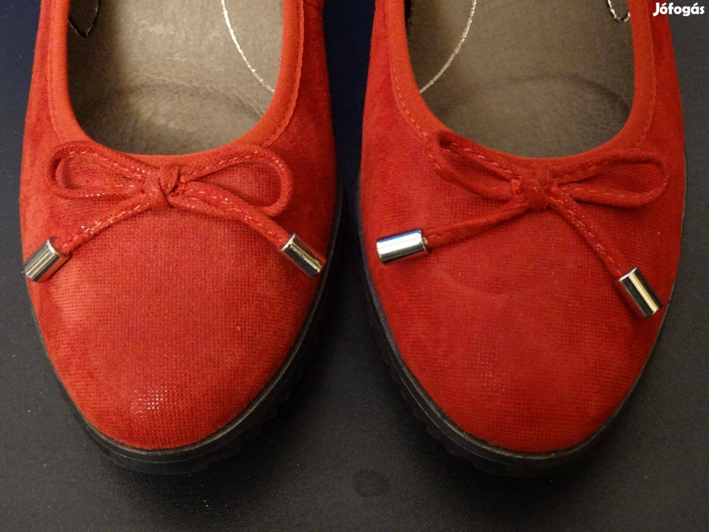 Új Tamaris piros bőr női cipő félcipő 37 37-es