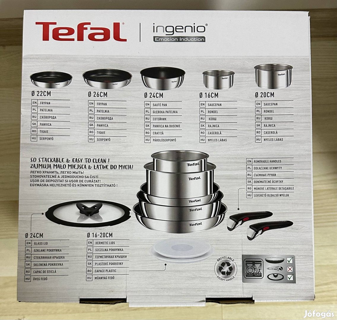 Uj Tefal Ingenio Emotion 10 pcs (L897SA74)