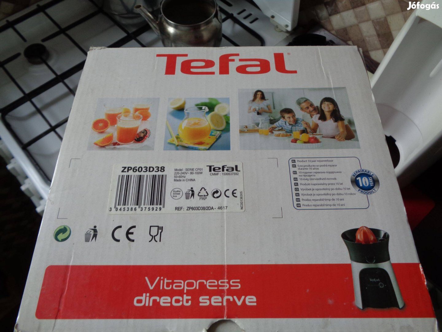 Új Tefal Vitapress gyümölcs facsaró