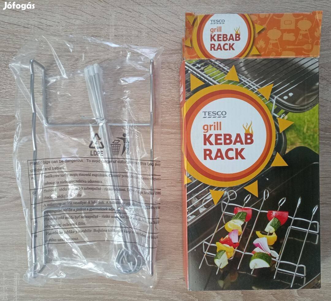 Új Tesco kebab grill tartó 6 nyárssal