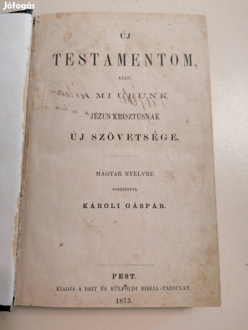 Új Testamentom 1873