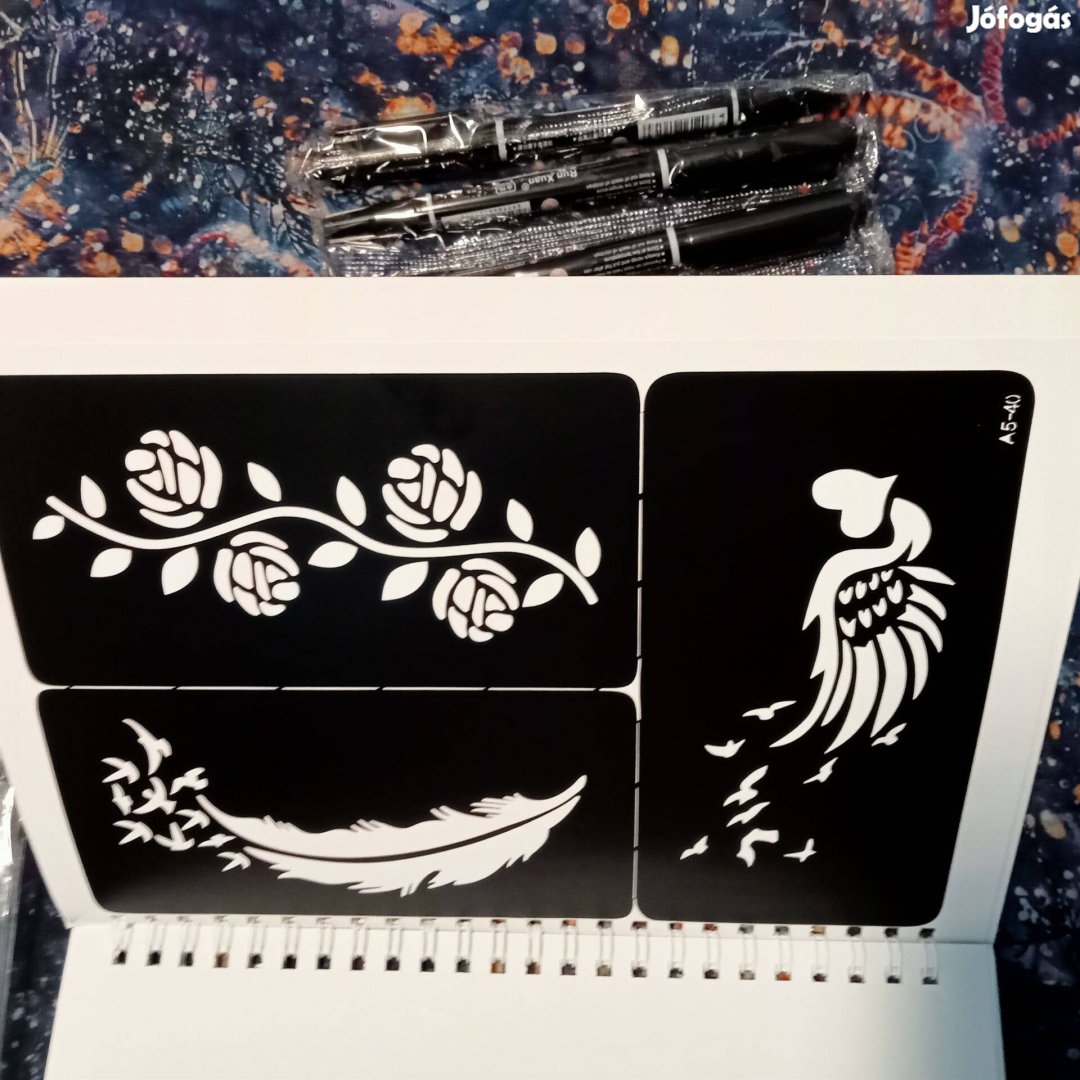 Új Tetoválás Sablon CsomagTollak