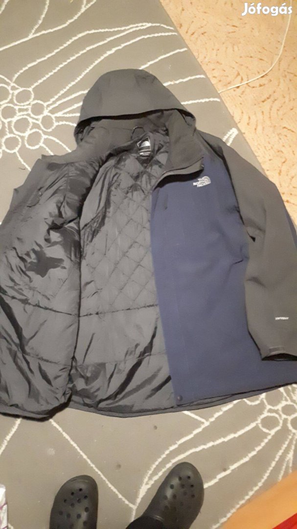 Új The North Face dzseki kabát xl-xxl-es szürke kék