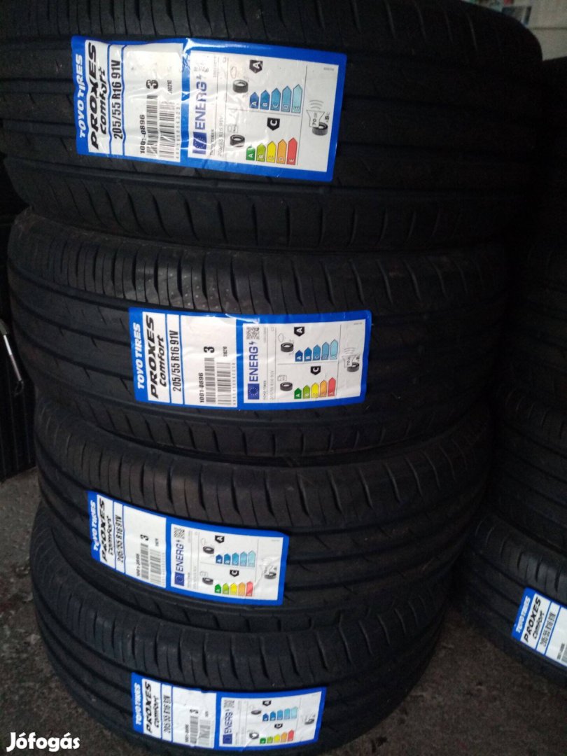 Új Toyo Proxes Comfort 205/55 R16 91V nyári gumigarnitúra eladó